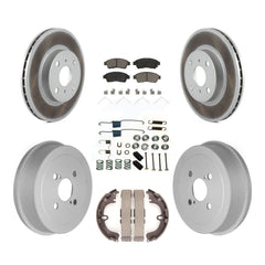 Transit Auto KGC-101908 Disc Brake Kit for 1993-1997 Geo Prizm, Toyota Corolla - Front and Rear