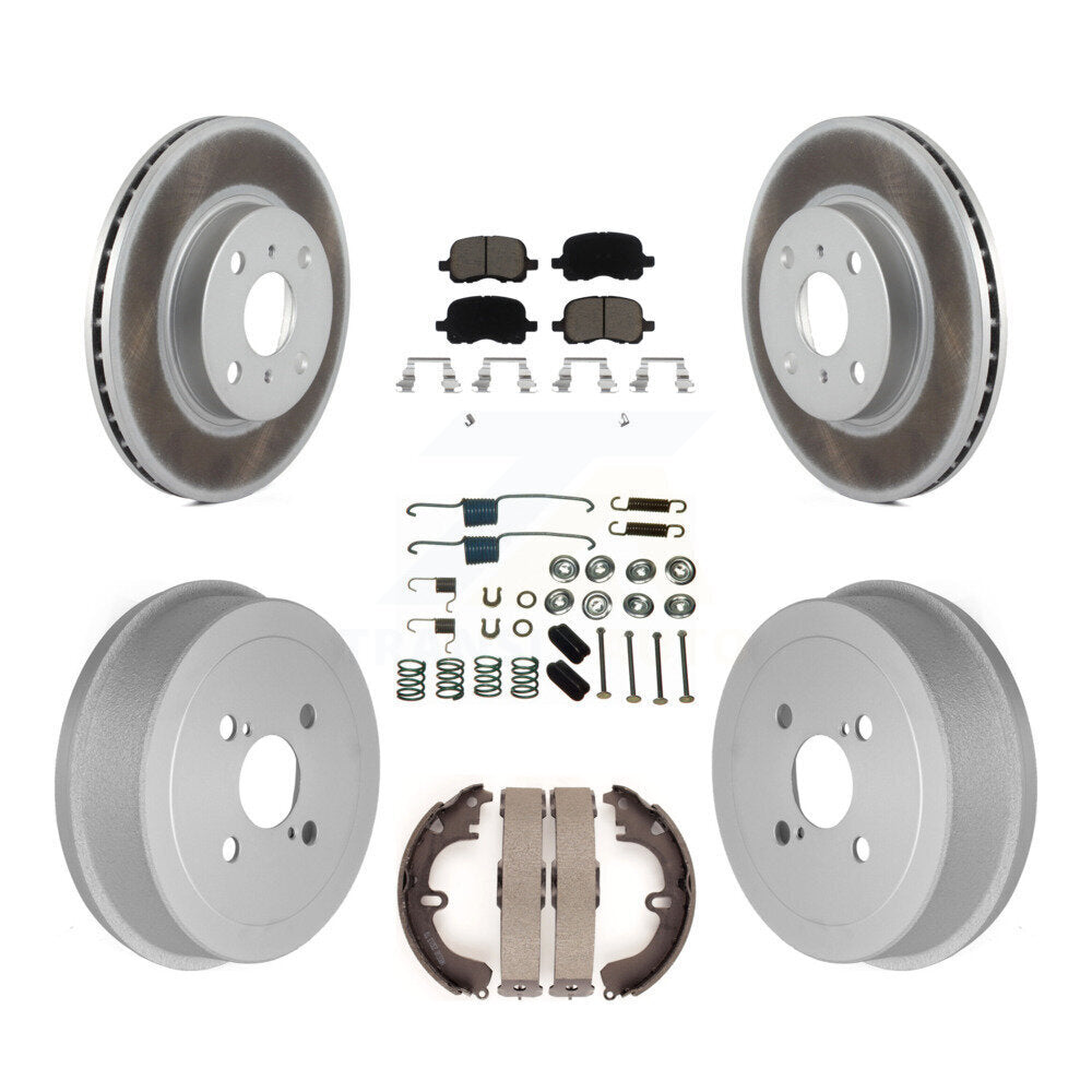 Transit Auto KGC-101909 Disc Brake Kit for 1999-2002 Toyota Corolla - Front and Rear