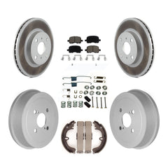 Transit Auto KGC-101909 Disc Brake Kit for 1999-2002 Toyota Corolla - Front and Rear