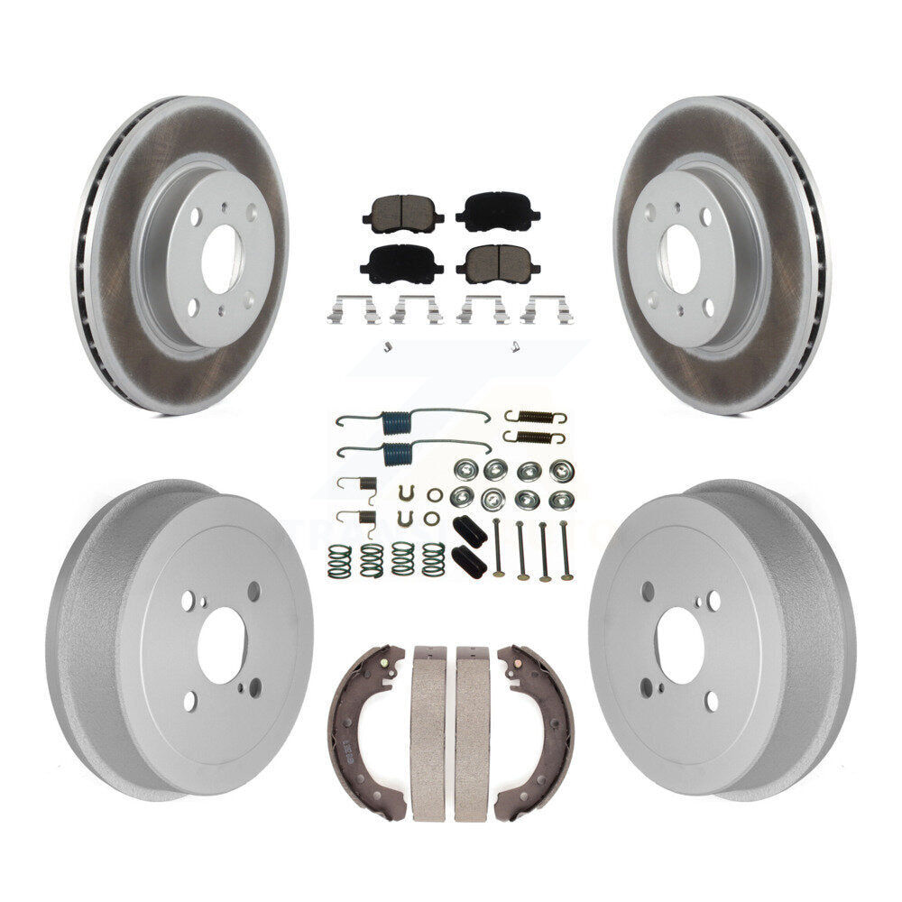 Transit Auto KGC-101910 Disc Brake Kit for 2002 Toyota Corolla - Front and Rear