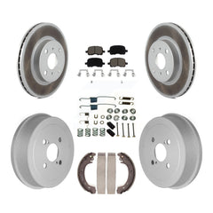 Transit Auto KGC-101910 Disc Brake Kit for 2002 Toyota Corolla - Front and Rear