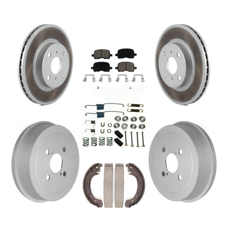 Transit Auto KGC-101910 Disc Brake Kit for 2002 Toyota Corolla - Front and Rear