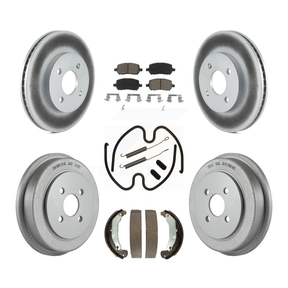 Transit Auto KGC-101915 Disc Brake Kit for 2003-2008 Pontiac G5, Chevrolet Cobalt and More - Front and Rear