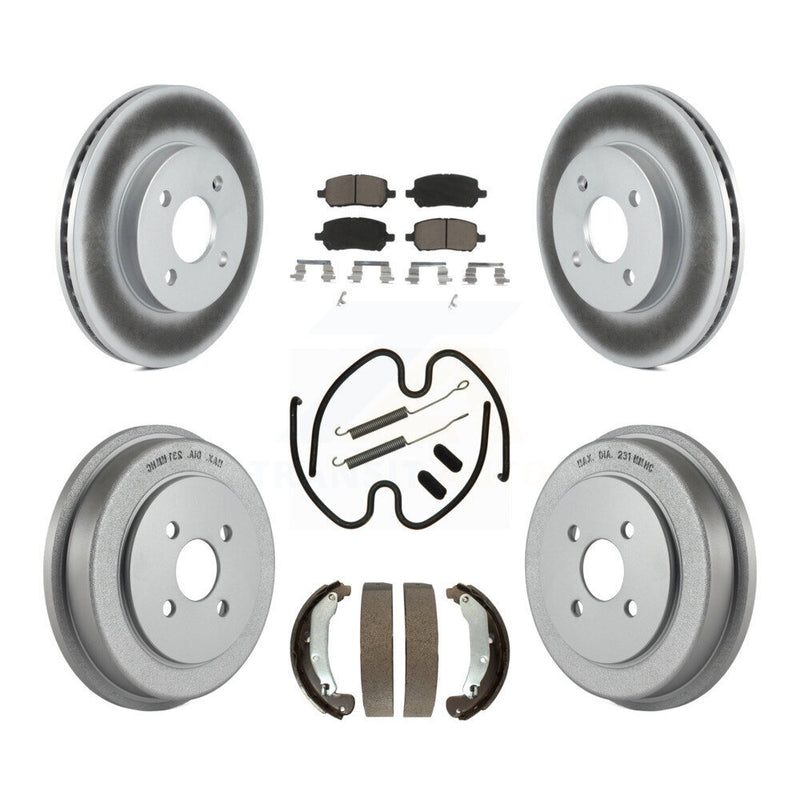 Transit Auto KGC-101915 Disc Brake Kit for 2003-2008 Pontiac G5, Chevrolet Cobalt and More - Front and Rear