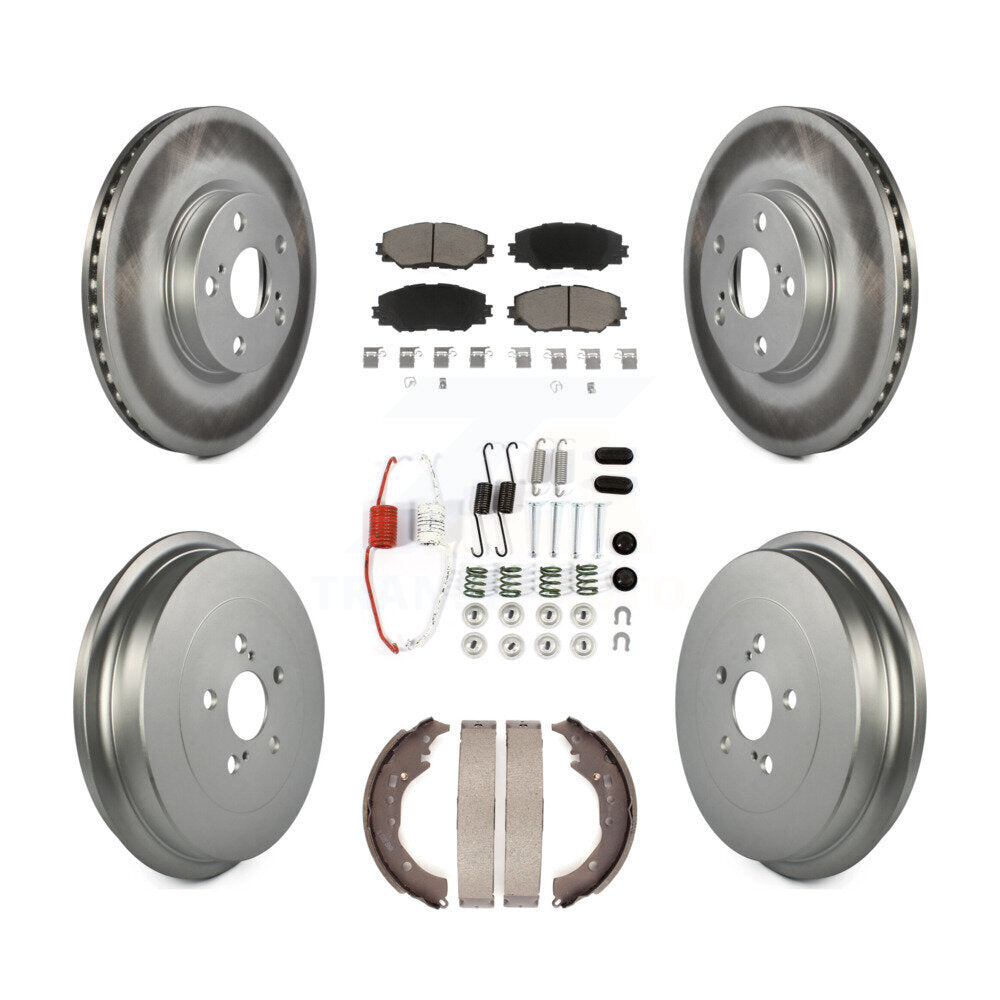 Transit Auto KGC-101926 Disc Brake Kit for 2009-2019 Toyota Corolla - Front and Rear