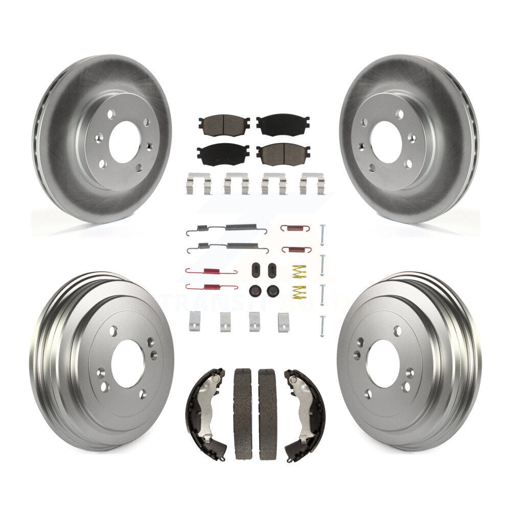 Transit Auto KGC-101927 Disc Brake Kit for 2006-2011 Hyundai Accent, Kia Rio, Kia Rio5 - Front and Rear