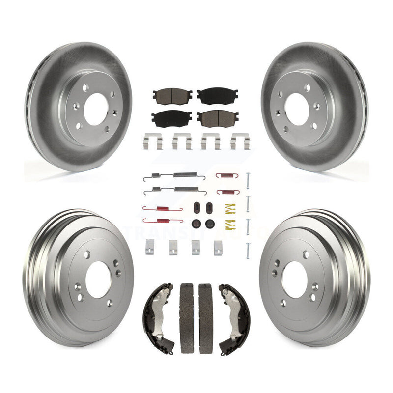 Transit Auto KGC-101927 Disc Brake Kit for 2006-2011 Hyundai Accent, Kia Rio, Kia Rio5 - Front and Rear