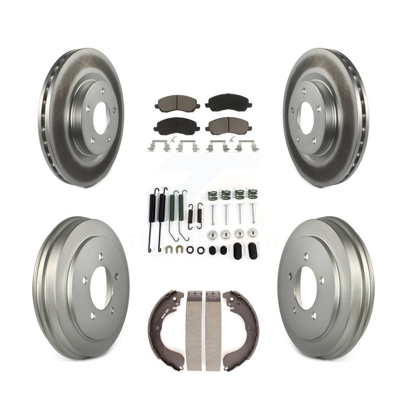 Transit Auto KGC-101928 Disc Brake Kit for 2007-2017 Dodge Caliber, Dodge Avenger and More - Front and Rear