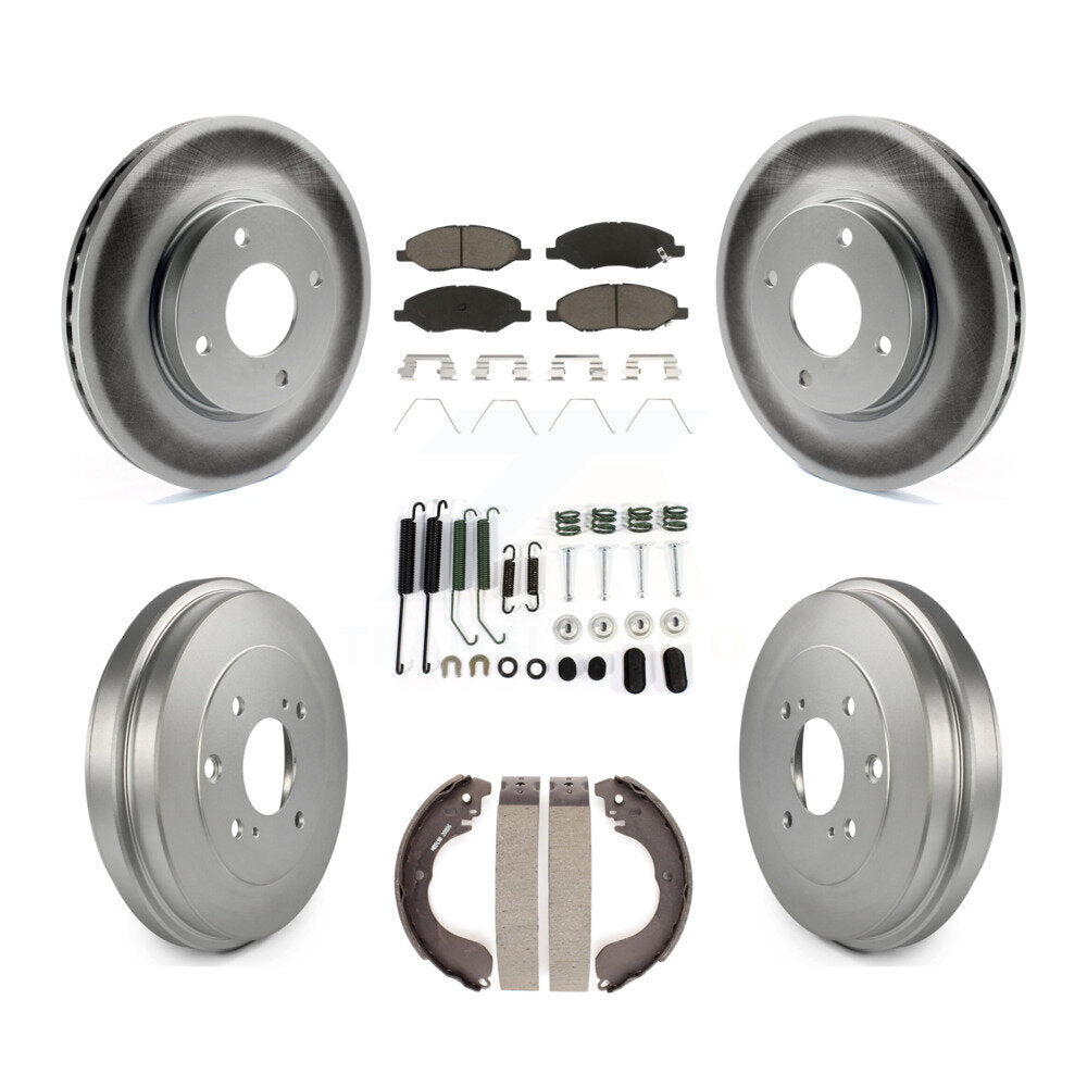 Transit Auto KGC-101930 Disc Brake Kit for 2008 Nissan Versa - Front and Rear
