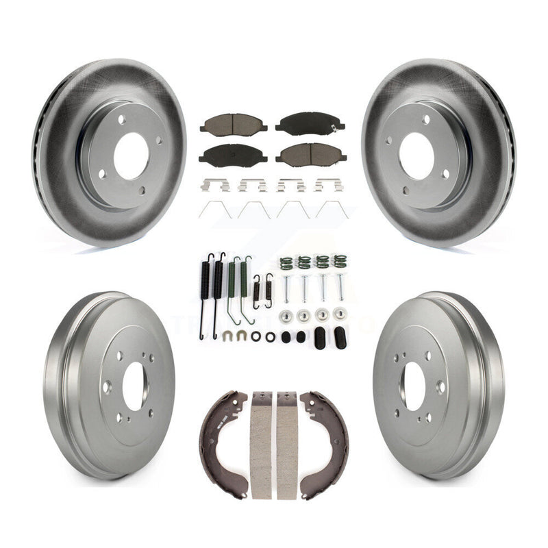 Transit Auto KGC-101930 Disc Brake Kit for 2008 Nissan Versa - Front and Rear