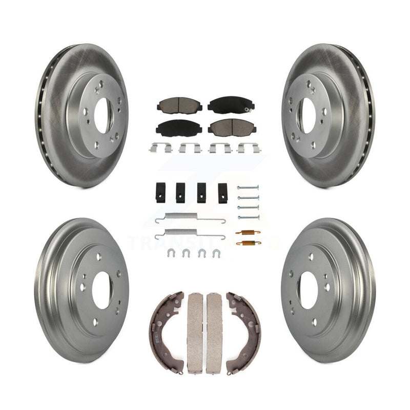 Transit Auto KGC-101942 Disc Brake Kit for 2006-2011 Honda Civic - Front and Rear