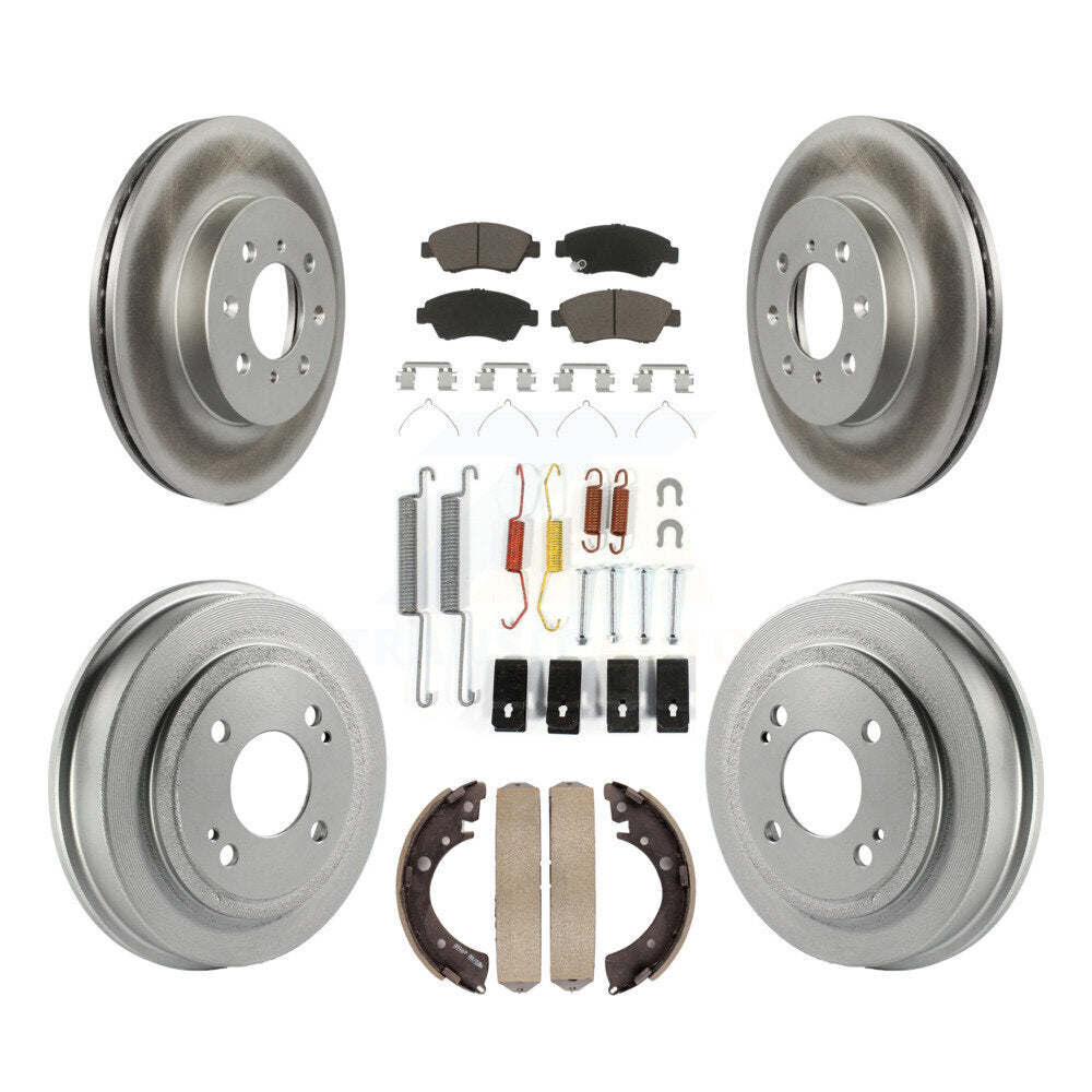Transit Auto KGC-101948 Disc Brake Kit for 2007-2008 Honda Fit - Front and Rear