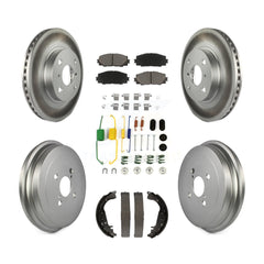 Transit Auto KGC-101950 Disc Brake Kit for 2006-2014 Toyota Yaris - Front and Rear
