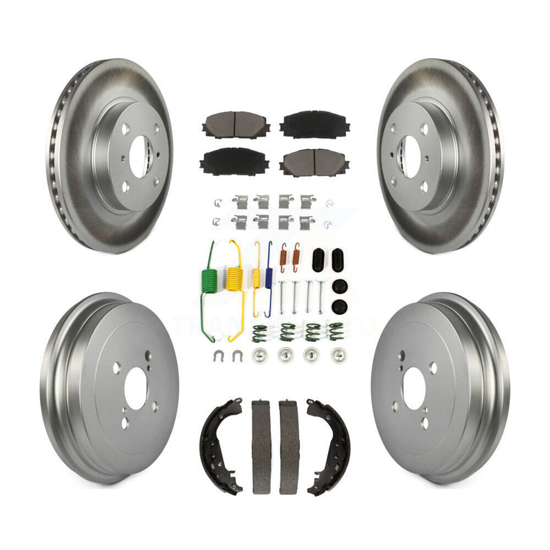 Transit Auto KGC-101950 Disc Brake Kit for 2006-2014 Toyota Yaris - Front and Rear
