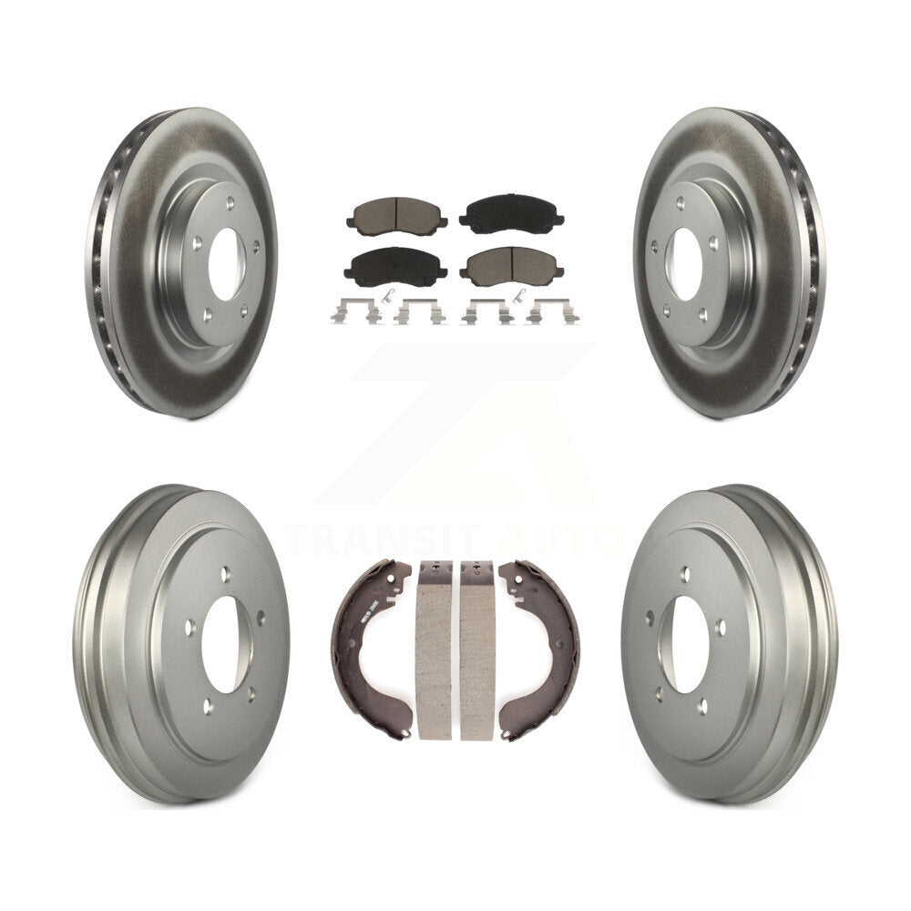 Transit Auto KGC-101958 Disc Brake Kit for 2007-2017 Dodge Caliber, Dodge Avenger and More - Front and Rear