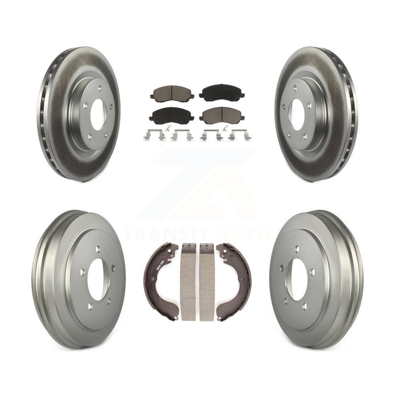 Transit Auto KGC-101958 Disc Brake Kit for 2007-2017 Dodge Caliber, Dodge Avenger and More - Front and Rear