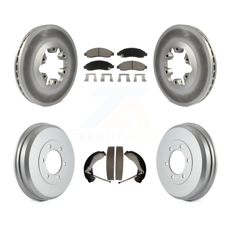 Transit Auto KGC-101968 Disc Brake Kit for 2004-2008 Isuzu i-290, Isuzu i-370 and More - Front and Rear