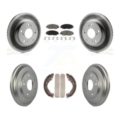 Transit Auto KGC-101984 Disc Brake Kit for 2012-2015 Honda Civic - Front and Rear