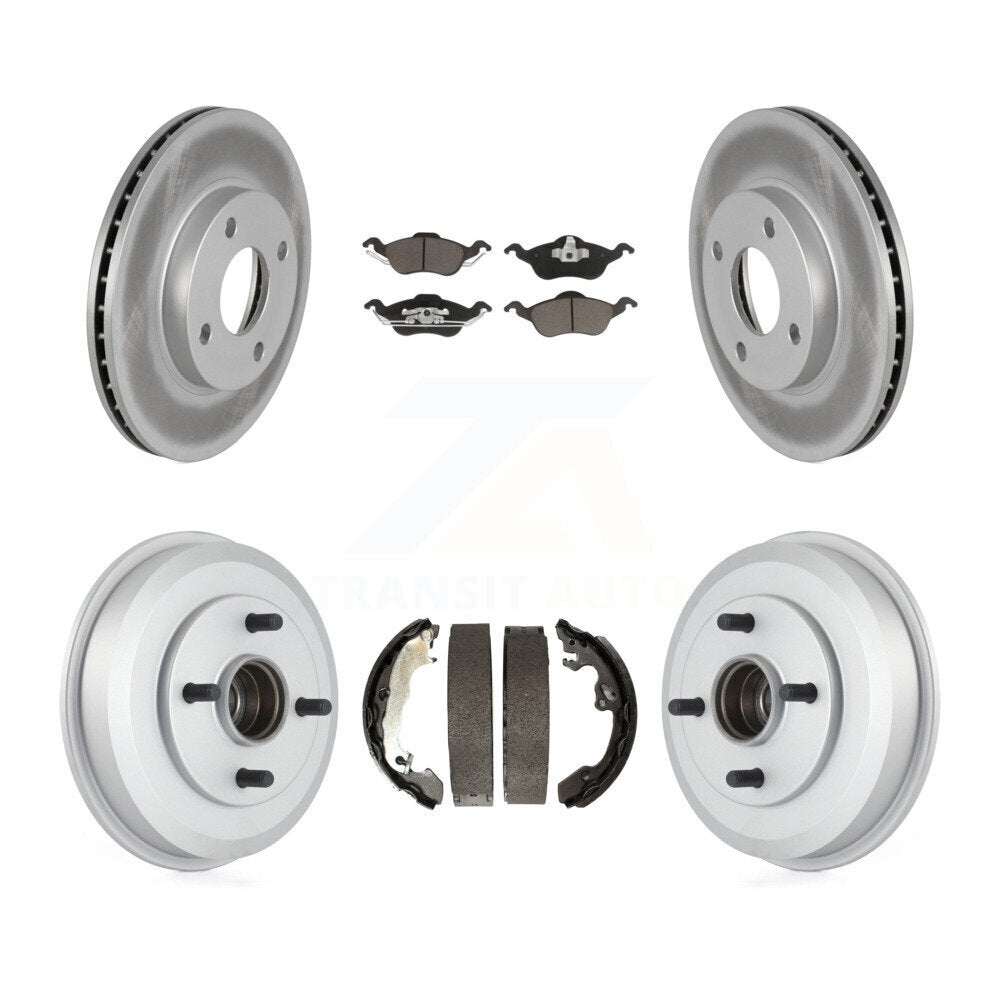 Transit Auto KGC-101987 Disc Brake Kit for 2000-2003 Ford Focus - Front and Rear