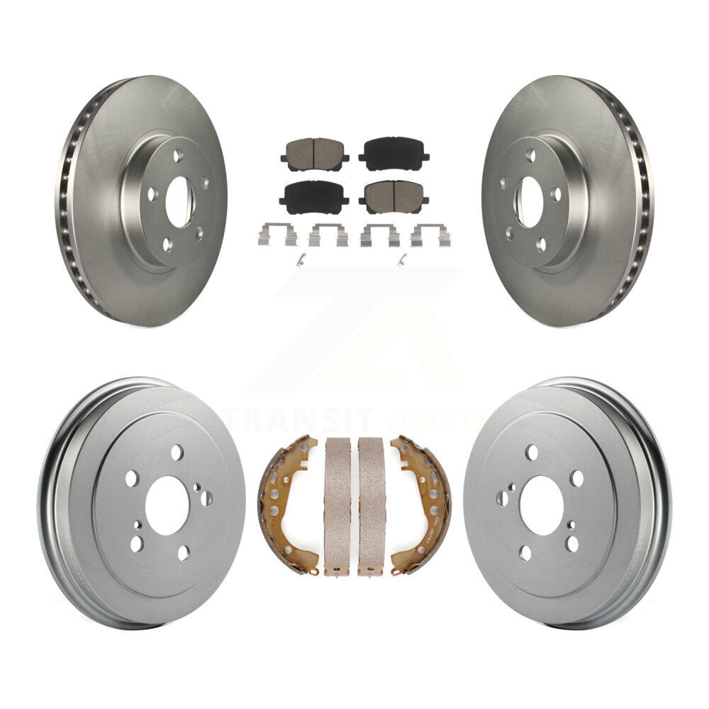 Transit Auto KGC-101990 Disc Brake Kit for 2003-2008 Toyota Corolla - Front and Rear