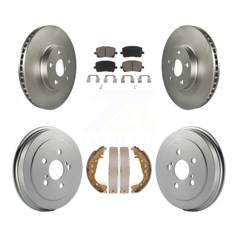 Transit Auto KGC-101990 Disc Brake Kit for 2003-2008 Toyota Corolla - Front and Rear