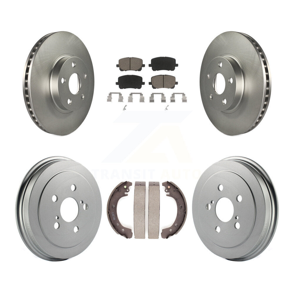 Transit Auto KGC-101991 Disc Brake Kit for 2003-2008 Toyota Corolla - Front and Rear