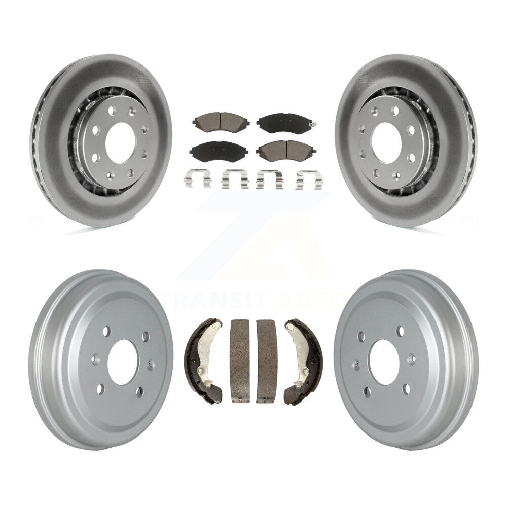 Transit Auto KGC-101993 Disc Brake Kit for 2004-2015 Chevrolet Spark, Pontiac G3 and More - Front and Rear