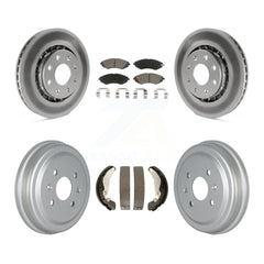 Transit Auto KGC-101993 Disc Brake Kit for 2004-2015 Chevrolet Spark, Pontiac G3 and More - Front and Rear