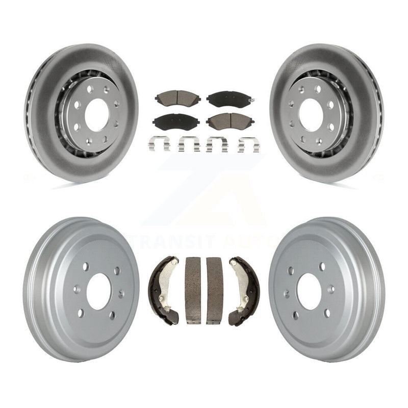 Transit Auto KGC-101993 Disc Brake Kit for 2004-2015 Chevrolet Spark, Pontiac G3 and More - Front and Rear
