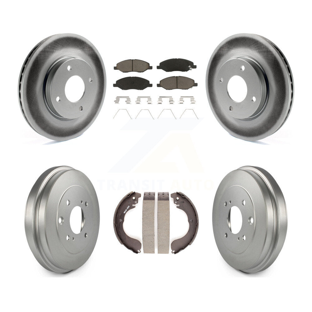 Transit Auto KGC-102001 Disc Brake Kit for 2008 Nissan Versa - Front and Rear