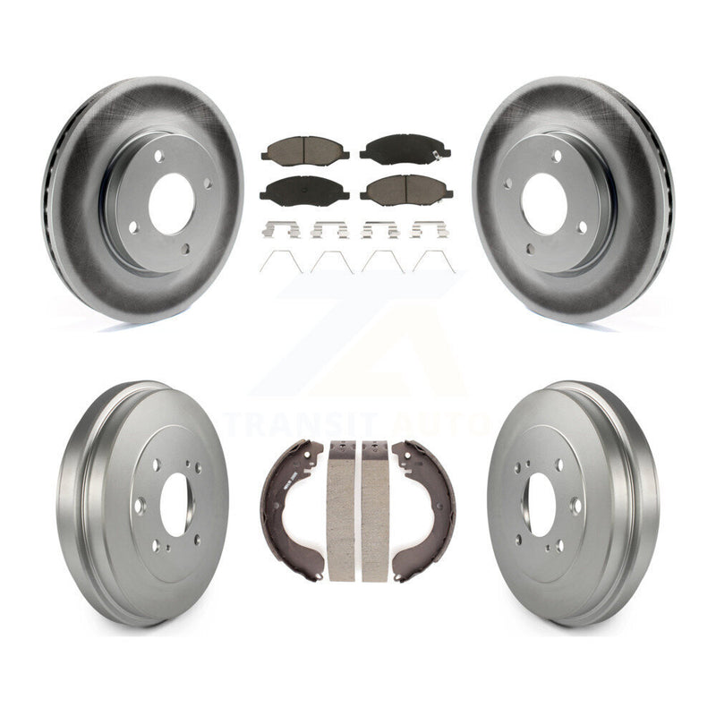 Transit Auto KGC-102001 Disc Brake Kit for 2008 Nissan Versa - Front and Rear