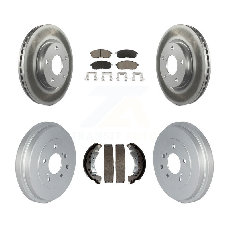 Transit Auto KGC-102002 Disc Brake Kit for 2013-2019 Nissan Sentra - Front and Rear