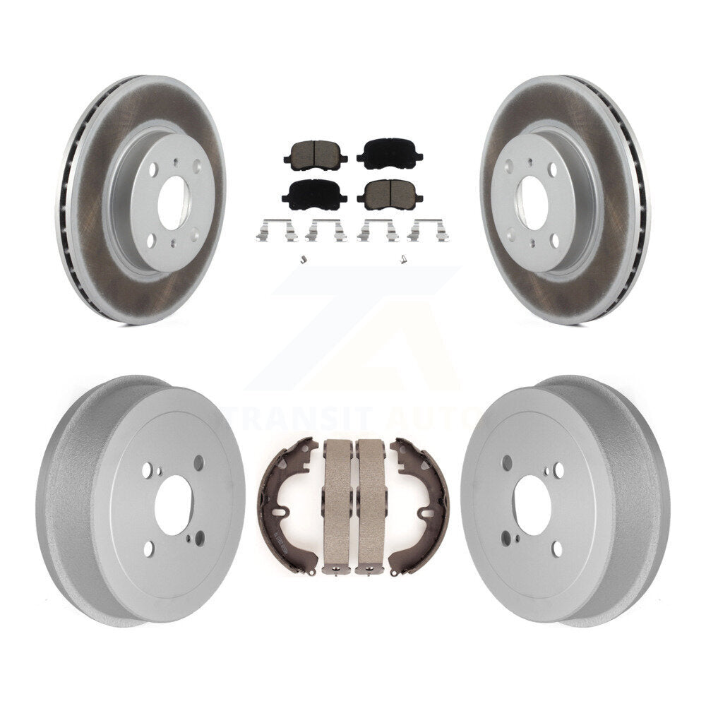 Transit Auto KGC-102004 Disc Brake Kit for 1999-2002 Toyota Corolla - Front and Rear