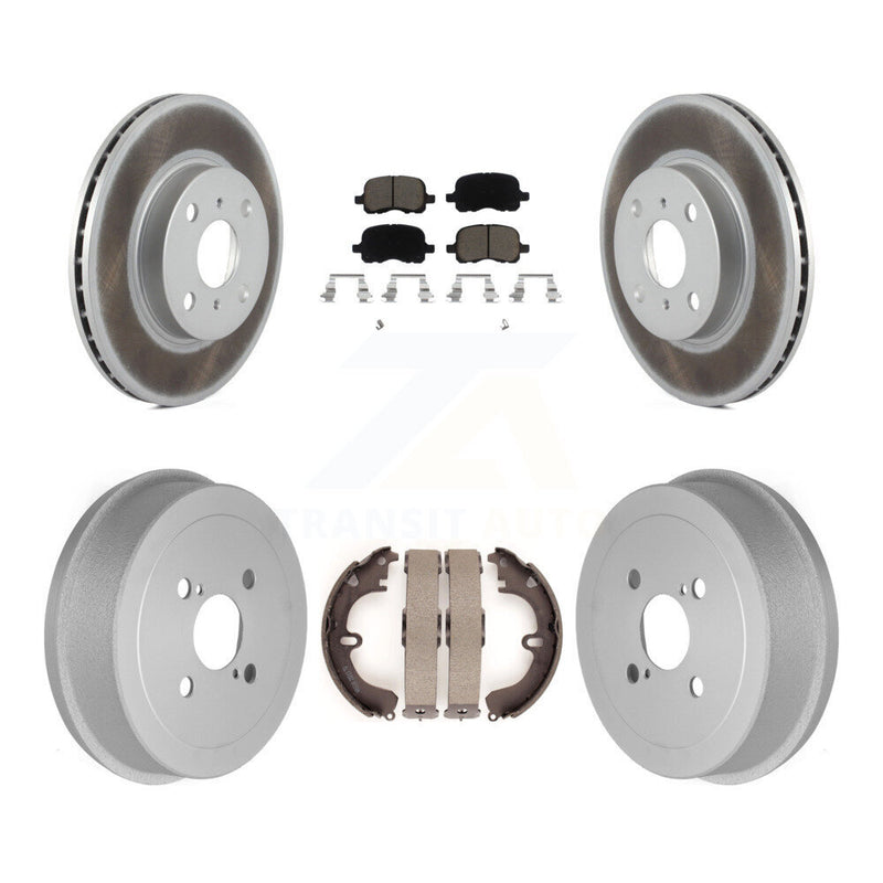 Transit Auto KGC-102004 Disc Brake Kit for 1999-2002 Toyota Corolla - Front and Rear