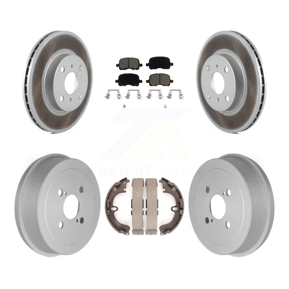 Transit Auto KGC-102005 Disc Brake Kit for 1998-2002 Chevrolet Prizm, Toyota Corolla - Front and Rear