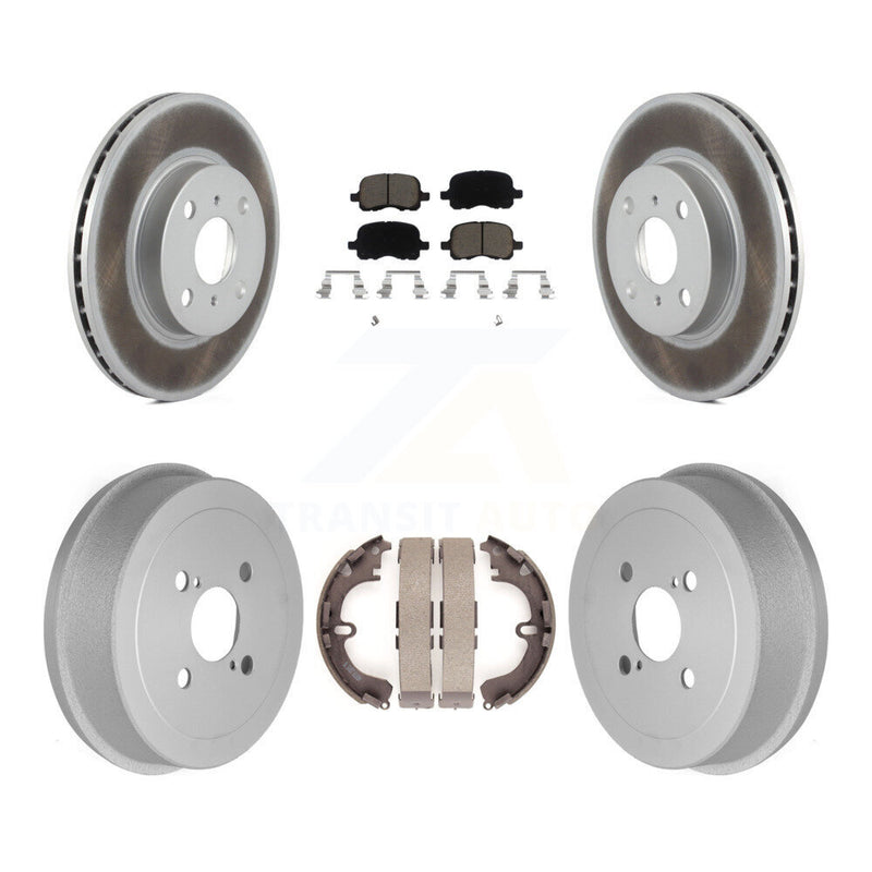 Transit Auto KGC-102005 Disc Brake Kit for 1998-2002 Chevrolet Prizm, Toyota Corolla - Front and Rear