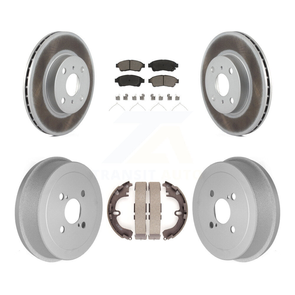 Transit Auto KGC-102006 Disc Brake Kit for 1993-1997 Geo Prizm, Toyota Corolla - Front and Rear