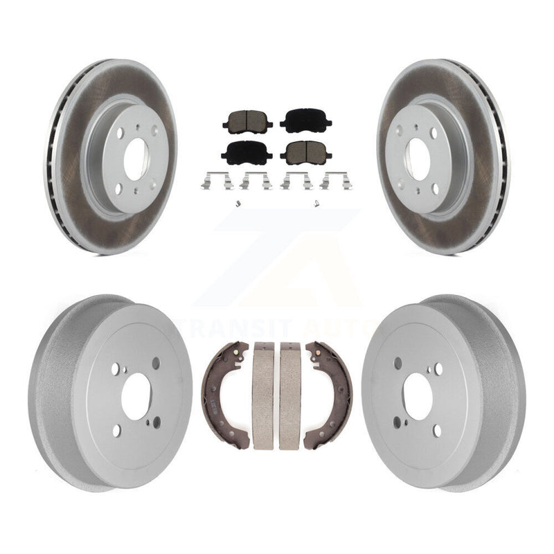 Transit Auto KGC-102007 Disc Brake Kit for 2002 Toyota Corolla - Front and Rear
