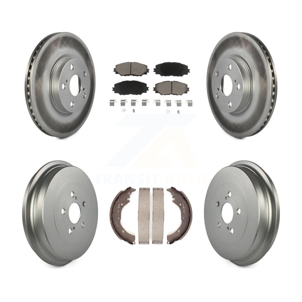 Transit Auto KGC-102013 Disc Brake Kit for 2009-2019 Toyota Corolla - Front and Rear