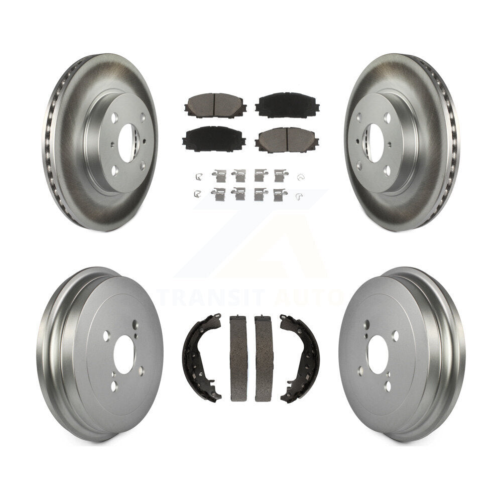 Transit Auto KGC-102020 Disc Brake Kit for 2006-2014 Toyota Yaris - Front and Rear
