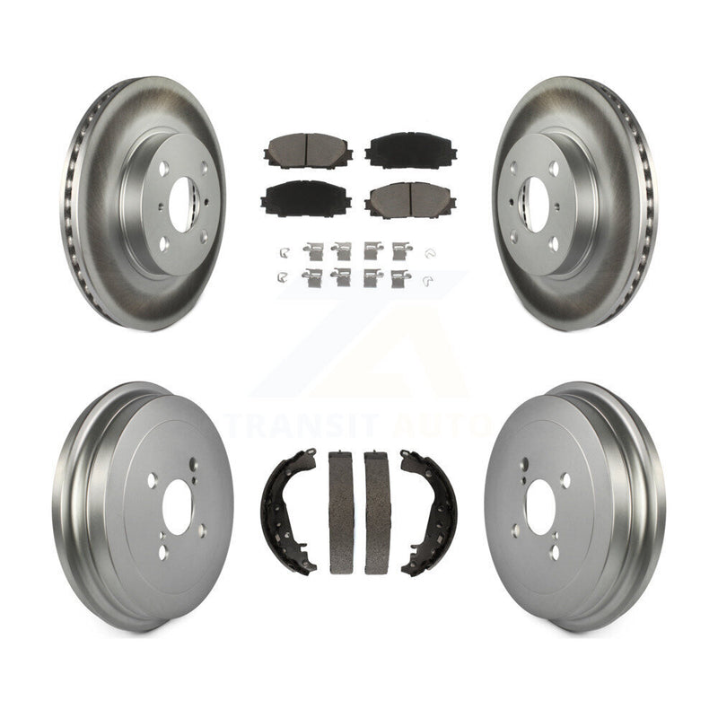 Transit Auto KGC-102020 Disc Brake Kit for 2006-2014 Toyota Yaris - Front and Rear