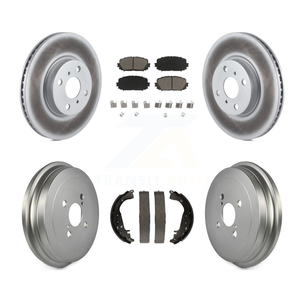 Transit Auto KGC-102021 Disc Brake Kit for 2012-2013 Toyota Yaris - Front and Rear