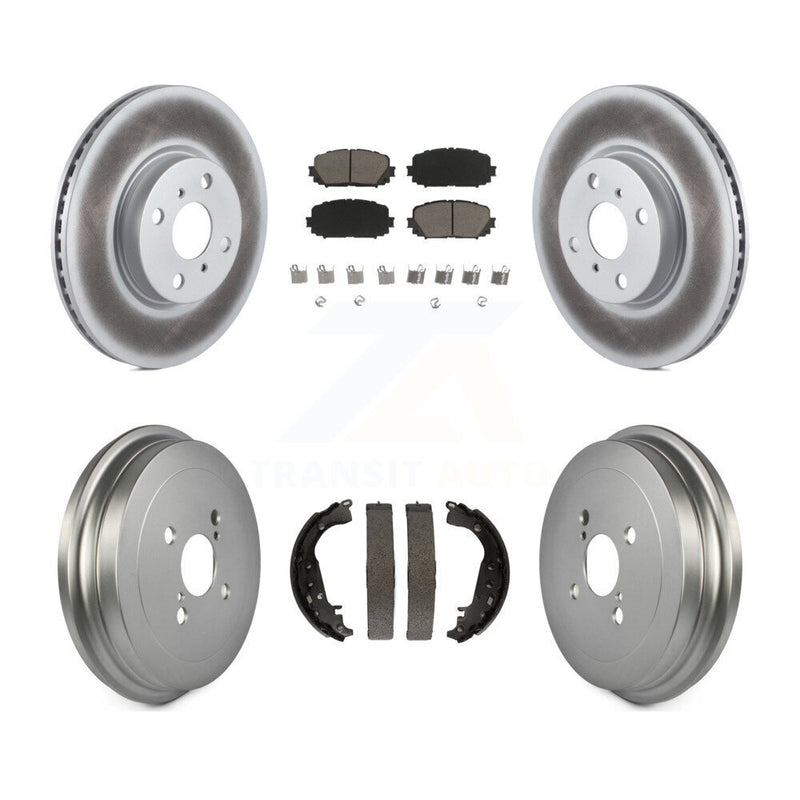 Transit Auto KGC-102021 Disc Brake Kit for 2012-2013 Toyota Yaris - Front and Rear