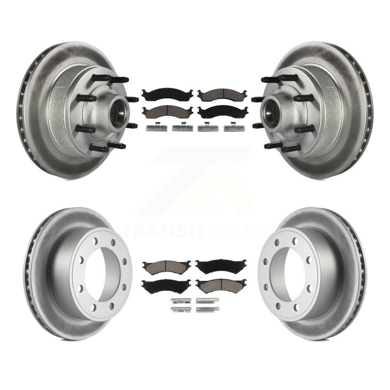 Transit Auto KGC-102031 Disc Brake Kit for 1998-2007 Ford E-350 Econoline, Ford E-250 and More - Front and Rear