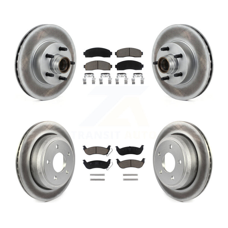 Transit Auto KGC-102032 Disc Brake Kit for 2010-2011 Ford Ranger - Front and Rear