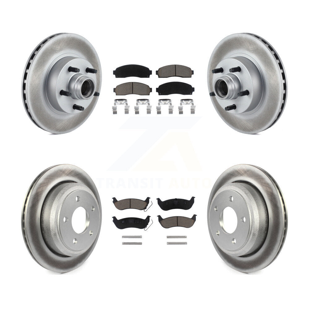 Transit Auto KGC-102033 Disc Brake Kit for 2010 Mazda B2300 - Front and Rear