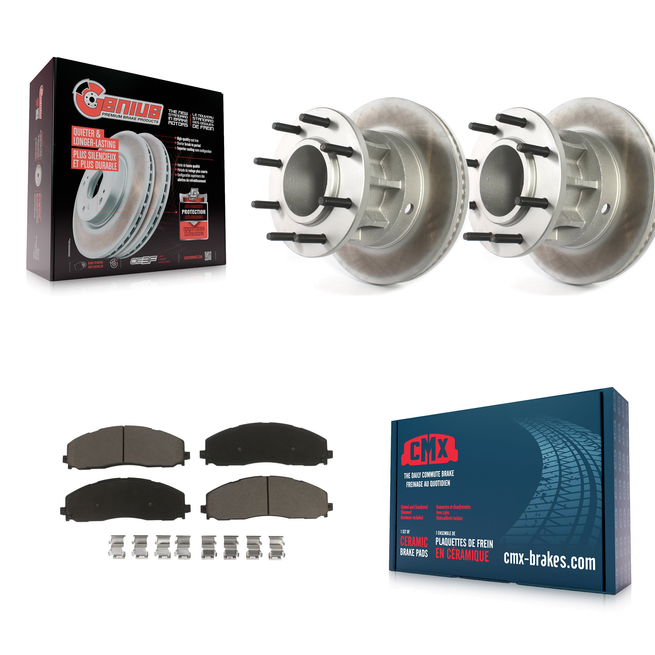 Transit Auto KGC-102041 Disc Brake Kit for 2013-2022 Ford F-250 Super Duty, Ford F-350 Super Duty - Front