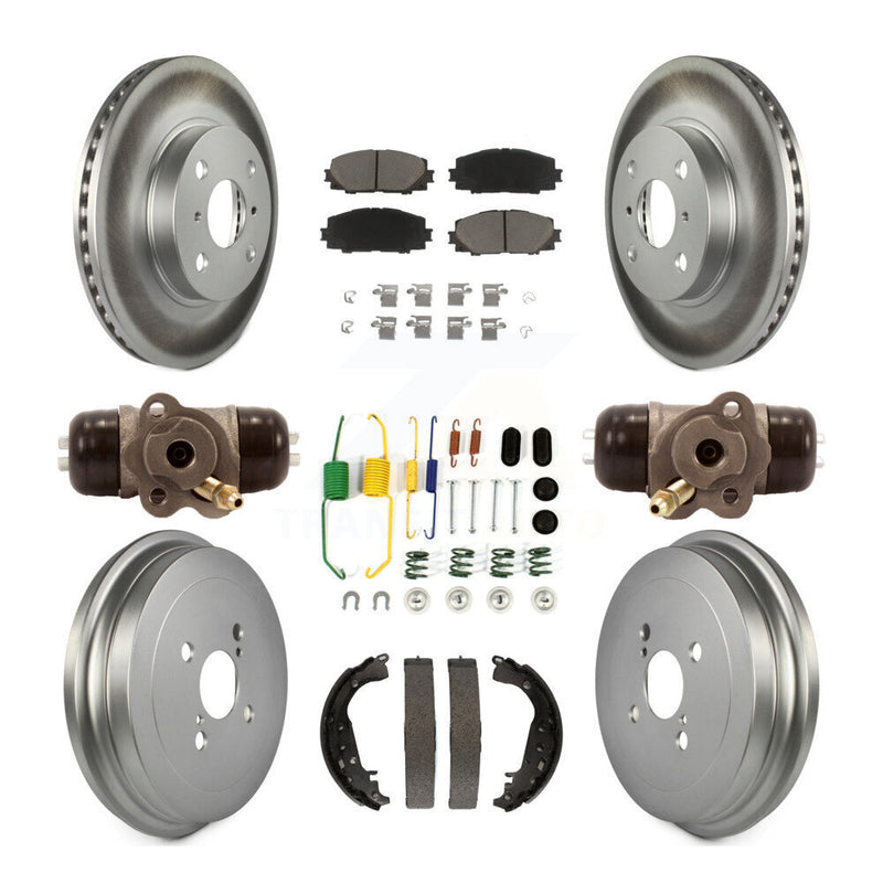 Transit Auto KGC-102053 Disc Brake Kit for 2006-2014 Toyota Yaris - Front and Rear