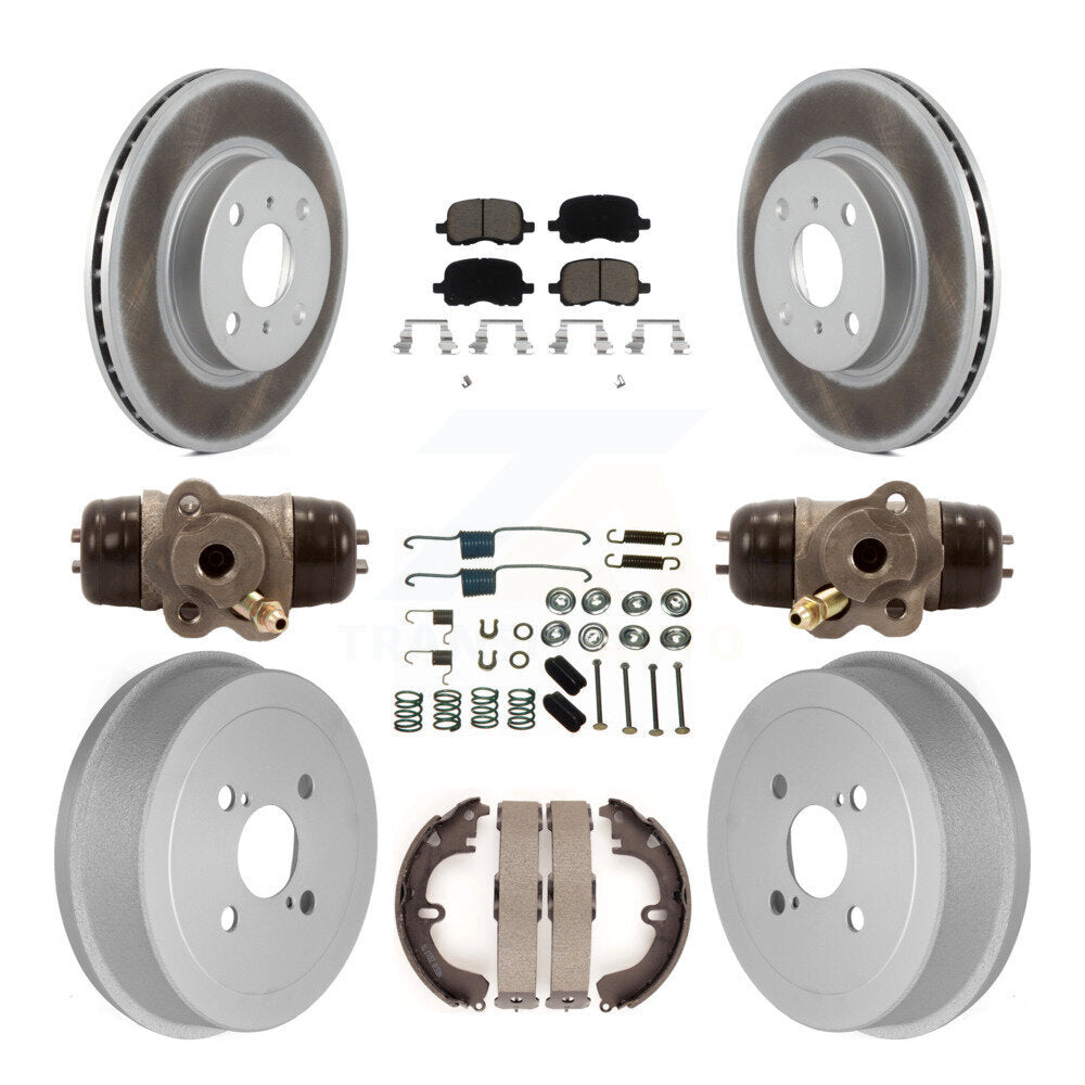 Transit Auto KGC-102067 Disc Brake Kit for 1999-2002 Toyota Corolla - Front and Rear
