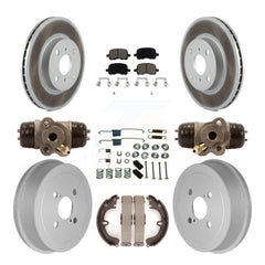 Transit Auto KGC-102067 Disc Brake Kit for 1999-2002 Toyota Corolla - Front and Rear